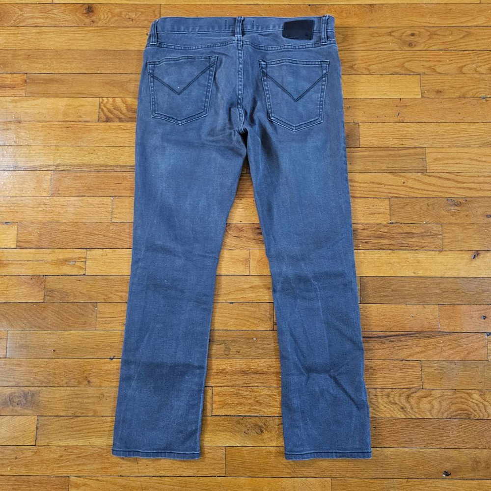 John Varvatos Bowery Gray Slim Straight Jeans 32x28 - Picture 6 of 8